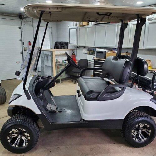 2011 Yamaha Drive G29 Gas Golf Cart white
