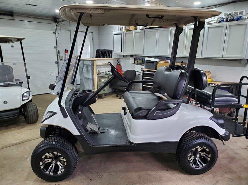 2011 Yamaha Drive G29 Gas Golf Cart white