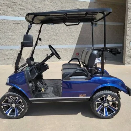 2024 Evolution Classic 2 Plus- Street Legal Golf Cart – Mediterranean Blue